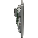 Schneider Electric UNICA X 兩位電視/收音機天線插座 (炫星銀) | NUX32TVFMM_SS